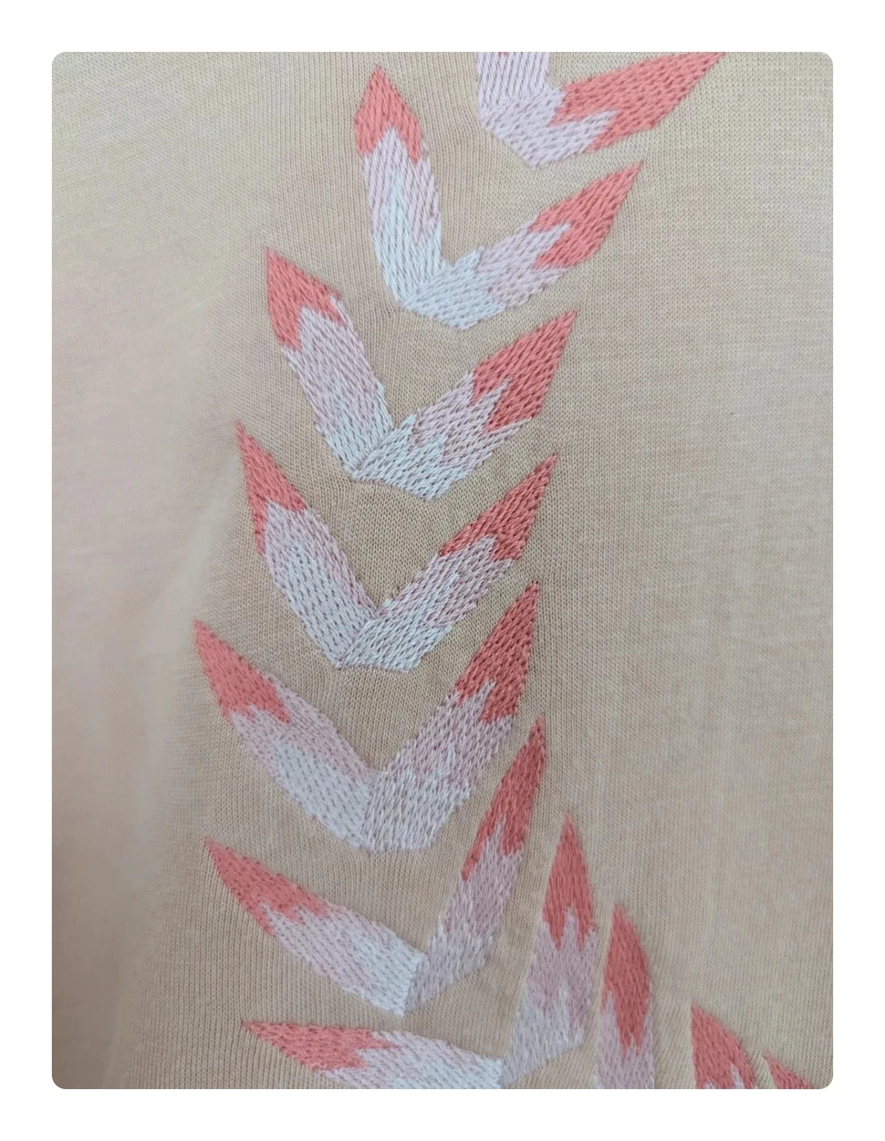 Maje roze geborduurde peach trui - Model Tornade - Maat 1 (S) – photo 6
